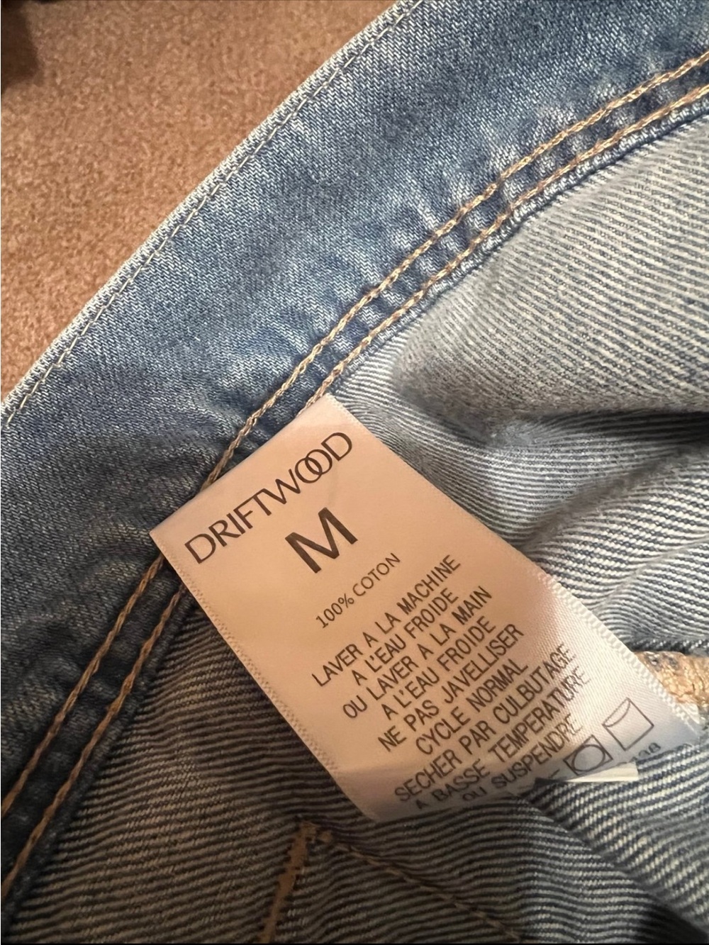DRIFTWOOD Patchwork Bandana Denim Jacket - Blue & Red - Picture 4 of 5